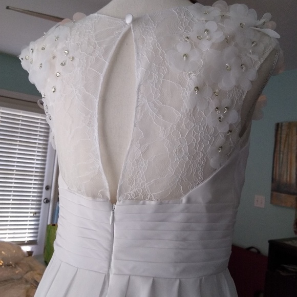 NWT Size 6 Ruched A-Line Beach Wedding Dre… - Picture 7 of 10